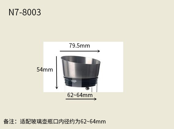 玻璃不銹鋼瓶蓋